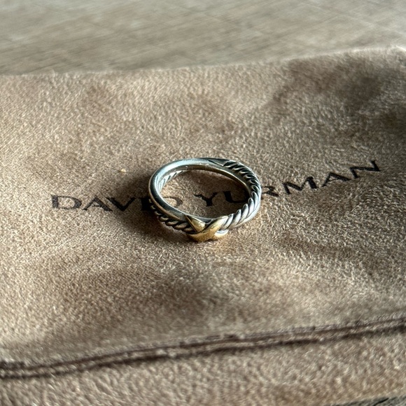 David Yurman Petite X Ring - Picture 1 of 4